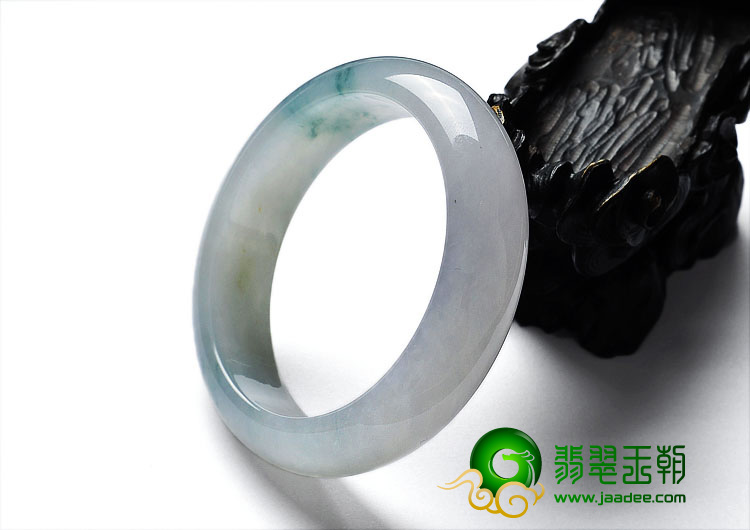冰种飘花缅甸翡翠A货手镯（56.4mm）