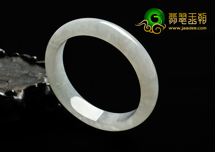 冰种淡晴水缅甸翡翠A货手镯（63.6mm）