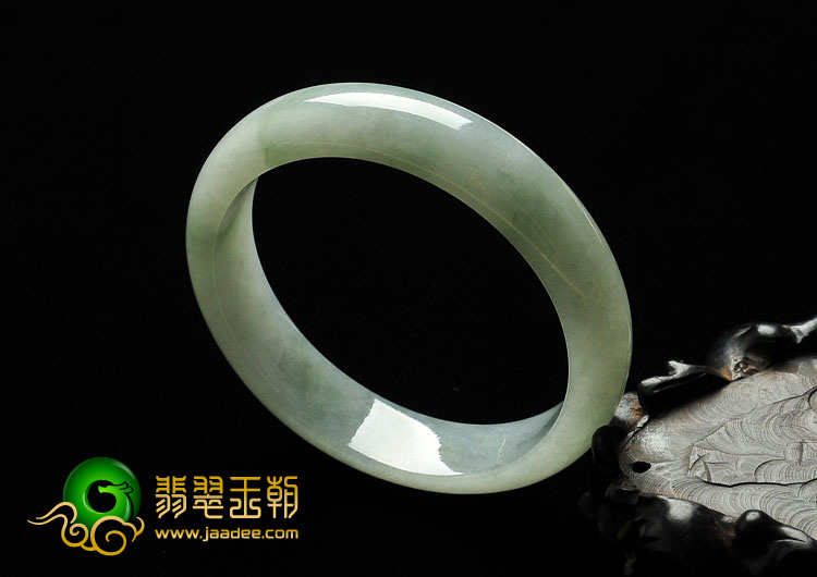 糯冰种晴水缅甸翡翠A货手镯（57.6mm）