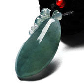 糯冰种晴水缅甸翡翠A货福瓜挂件