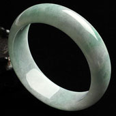 细糯种晴水缅甸翡翠A货手镯（57.3mm）