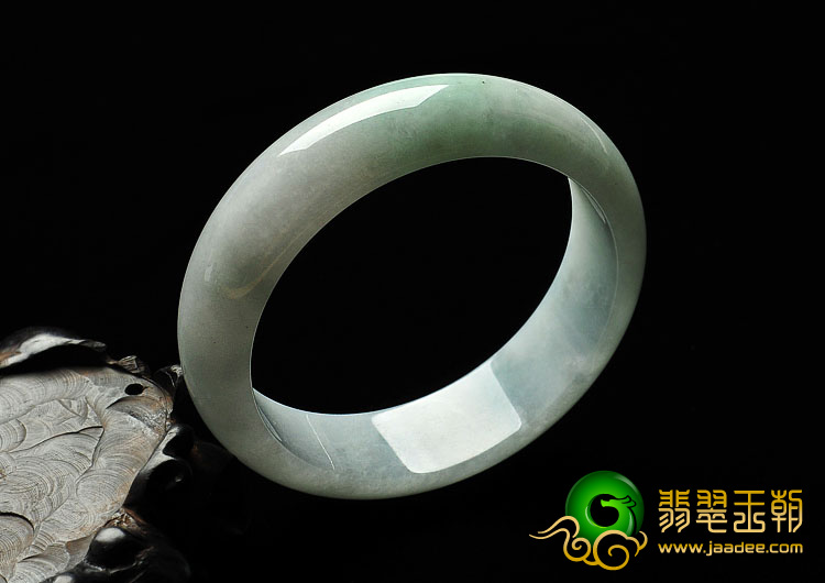 糯冰种晴水缅甸翡翠A货手镯（54mm）