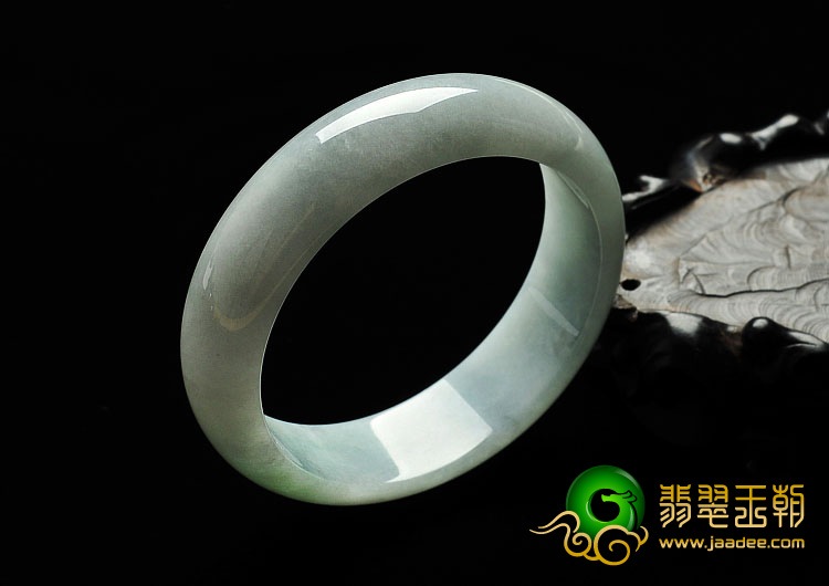 糯冰种晴水缅甸翡翠A货手镯（54mm）