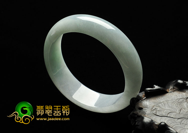 糯冰种晴水缅甸翡翠A货手镯（54mm）