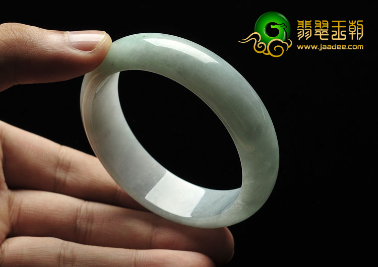 糯冰种晴水缅甸翡翠A货手镯（54mm）