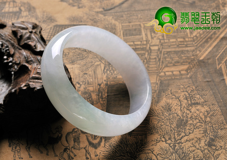 冰种晴水缅甸翡翠A货手镯（58.3mm）