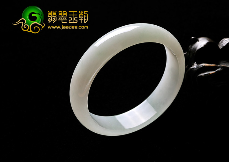糯冰种晴水缅甸翡翠A货手镯（58.8mm）