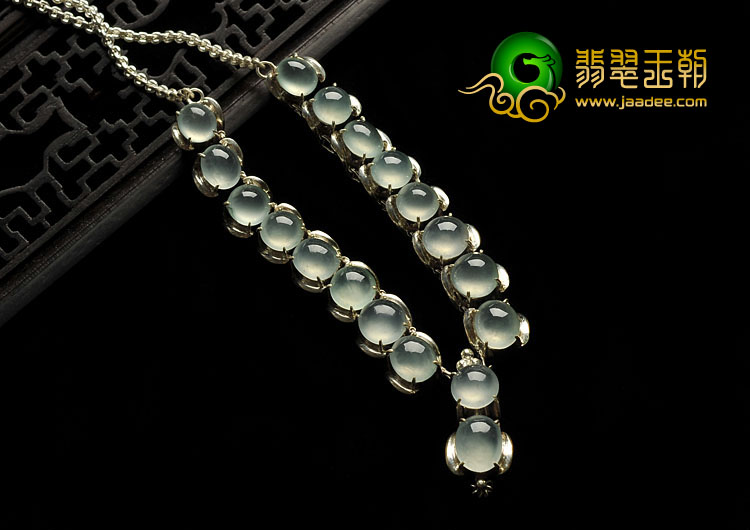 玻璃种淡晴水缅甸翡翠A货项链面（一批走）
