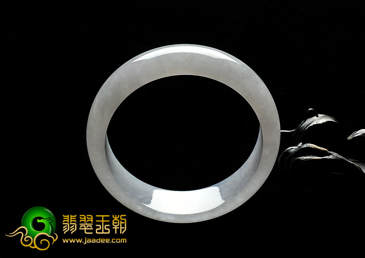 糯冰种淡晴水缅甸翡翠A货手镯（56mm）