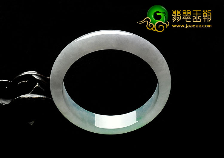 冰种绿晴水缅甸翡翠A货手镯（58.3mm）