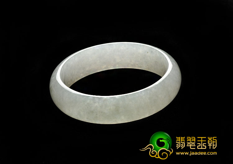 糯冰种淡晴水缅甸翡翠A货手镯（58.8mm）
