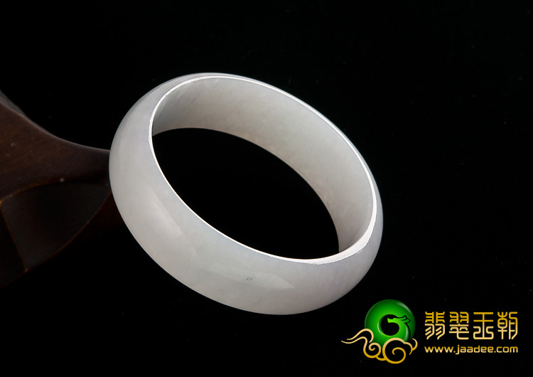 糯冰种晴水缅甸翡翠A货手镯（59.3mm）