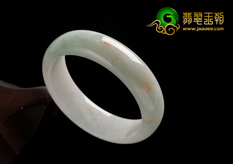 糯冰种晴水缅甸翡翠A货手镯（55.7mm）