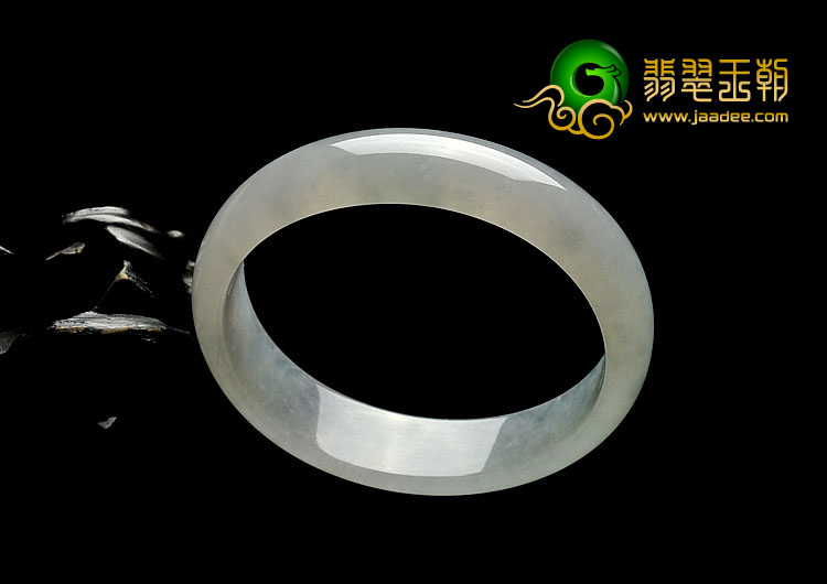 冰种晴水缅甸翡翠A货贵妃镯（54.9-49.6mm）