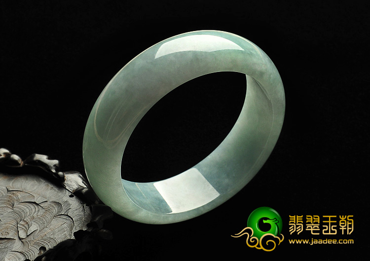 糯冰种晴水缅甸翡翠A货手镯（57.4mm）