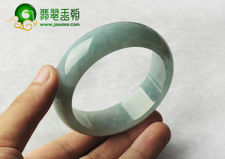糯冰种晴水缅甸翡翠A货手镯（57.4mm）