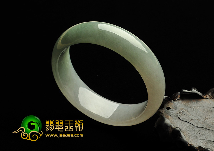 糯冰种晴水缅甸翡翠A货手镯（59.4mm）