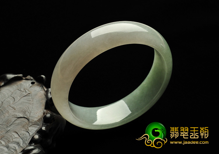 糯冰种晴水缅甸翡翠A货手镯（59.4mm）