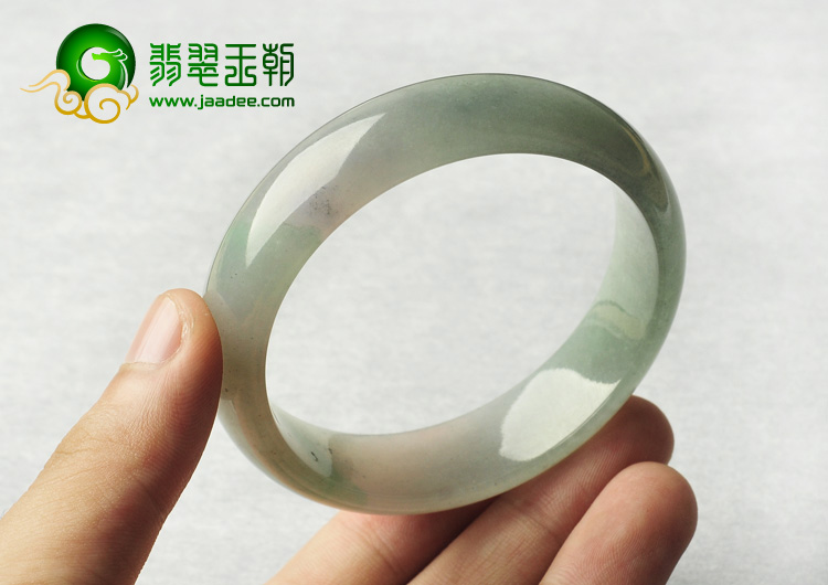 糯冰种晴水缅甸翡翠A货手镯（57.8mm）