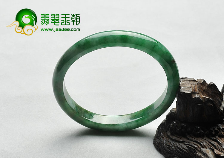 糯冰种黄加绿缅甸翡翠A货贵妃镯（56.8-49.6mm）