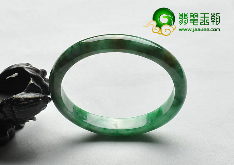 糯冰种黄加绿缅甸翡翠A货贵妃镯（56.8-49.6mm）