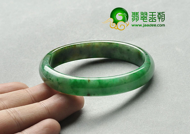 糯冰种黄加绿缅甸翡翠A货贵妃镯（56.4-49.8mm）