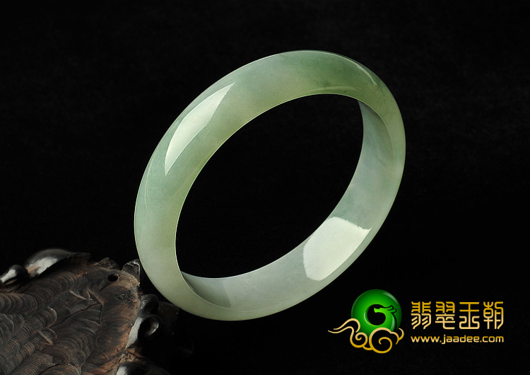 冰种晴水缅甸翡翠A货手镯（58mm）
