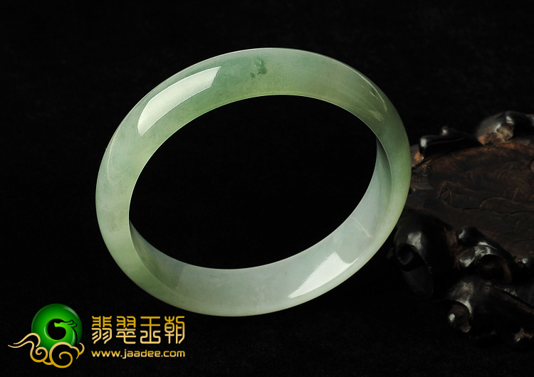 冰种晴水缅甸翡翠A货手镯（58mm）