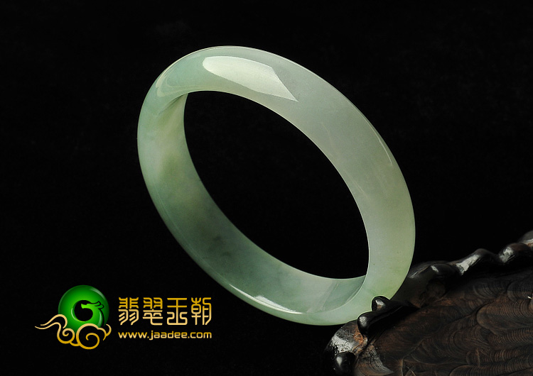 冰种晴水缅甸翡翠A货手镯（58mm）