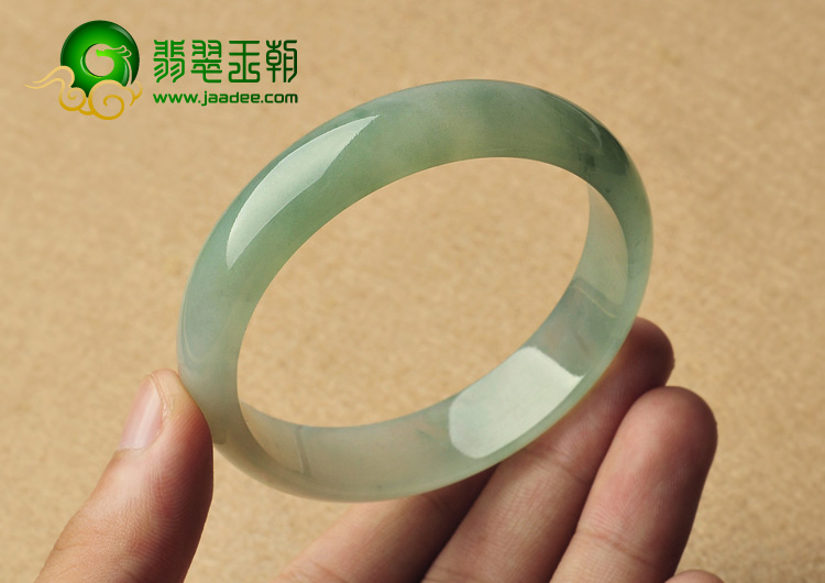 冰种晴水缅甸翡翠A货手镯（58mm）