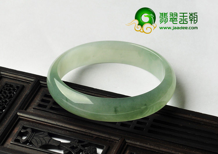 冰种晴水缅甸翡翠A货手镯（58mm）