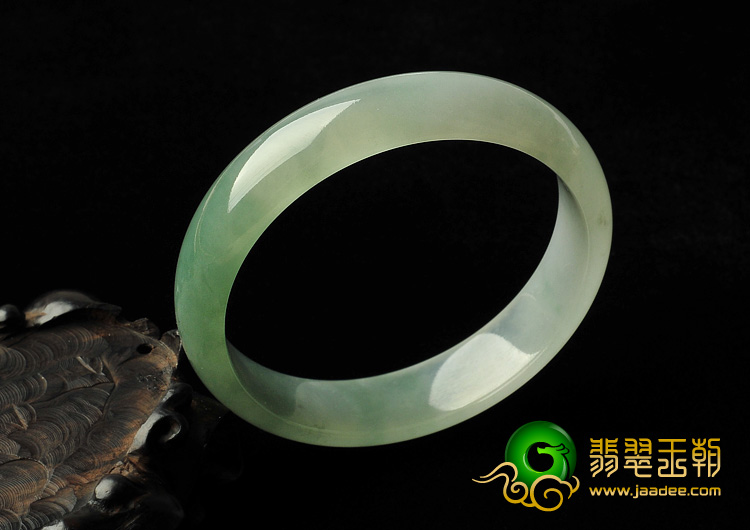 冰种晴水缅甸翡翠A货手镯（57.8mm）