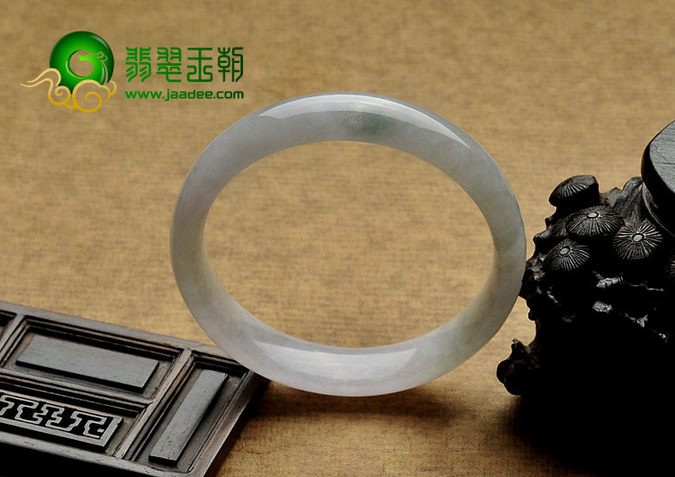 糯冰种晴水缅甸翡翠A货手镯（58.4mm）