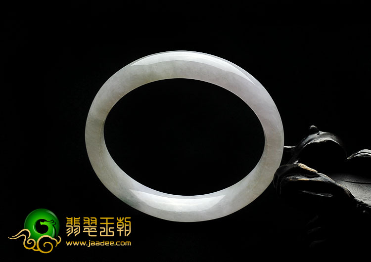 糯冰种晴水缅甸翡翠A货手镯（58.4mm）