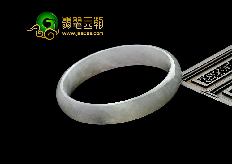 糯冰种晴水缅甸翡翠A货手镯（58.4mm）