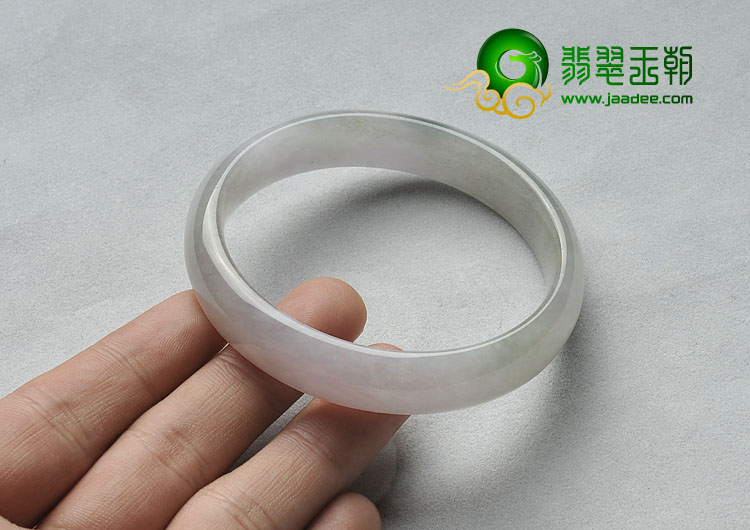 糯冰种晴水缅甸翡翠A货手镯（58.4mm）