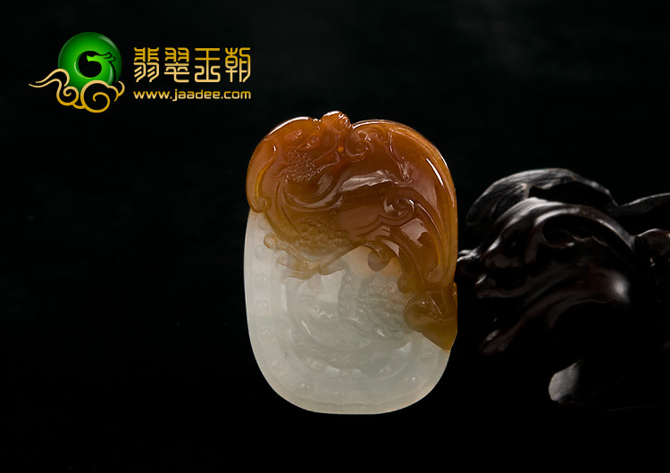 (超值推荐)糯冰种褐黄翡缅甸翡翠A货貔貅挂件