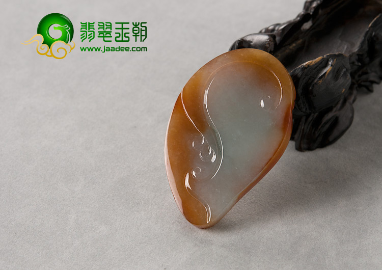 糯冰种红黄翡缅甸翡翠A货玉佛挂件