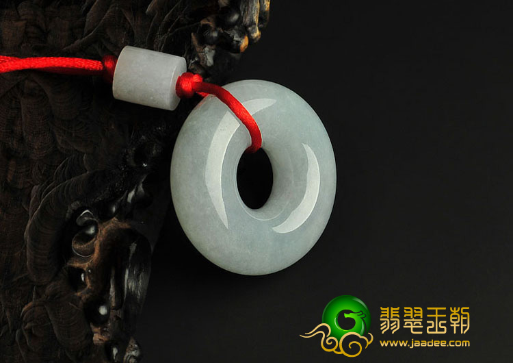 糯冰种晴水缅甸翡翠A货平安扣挂件