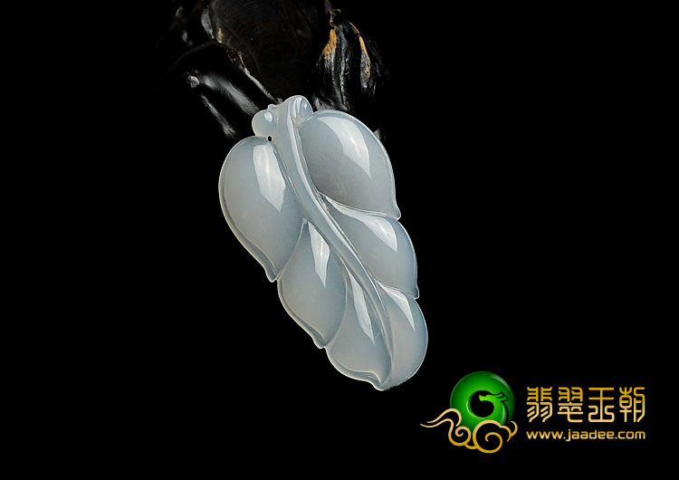 糯冰种晴水缅甸翡翠A货叶子挂件（一批走）