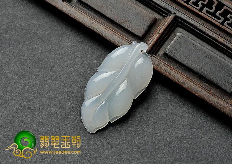 糯冰种缅甸翡翠A货叶子挂件（一批走）