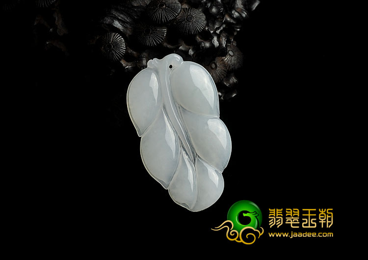 糯冰种缅甸翡翠A货叶子挂件（一批走）