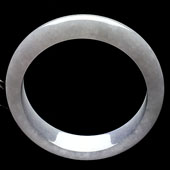 糯冰种淡紫罗兰缅甸翡翠A货手镯（58mm）