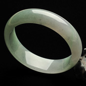 糯冰种晴水缅甸翡翠A货手镯（57.8mm）