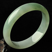 冰种晴水缅甸翡翠A货手镯（58mm）