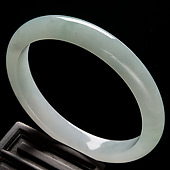 糯冰种晴水缅甸翡翠A货手镯（57.7mm）