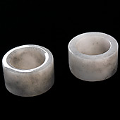 糯冰（乌鸡种）缅甸翡翠A货板指（单价）