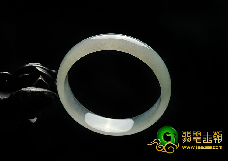 冰种晴水缅甸翡翠A货手镯（53mm）