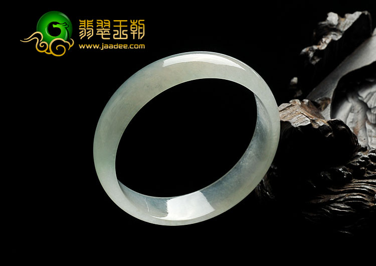 冰种晴水缅甸翡翠A货手镯（53mm）