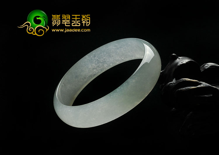 冰种晴水缅甸翡翠A货手镯（53mm）